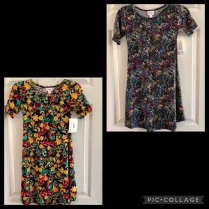 LuLaRoe girl’s Adeline dresses size 10 NEW NWT
